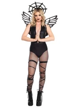 LEG AVENUE Dark Angel 2 Piece Kit -Leg Avenue 2 piece dark angel kit3