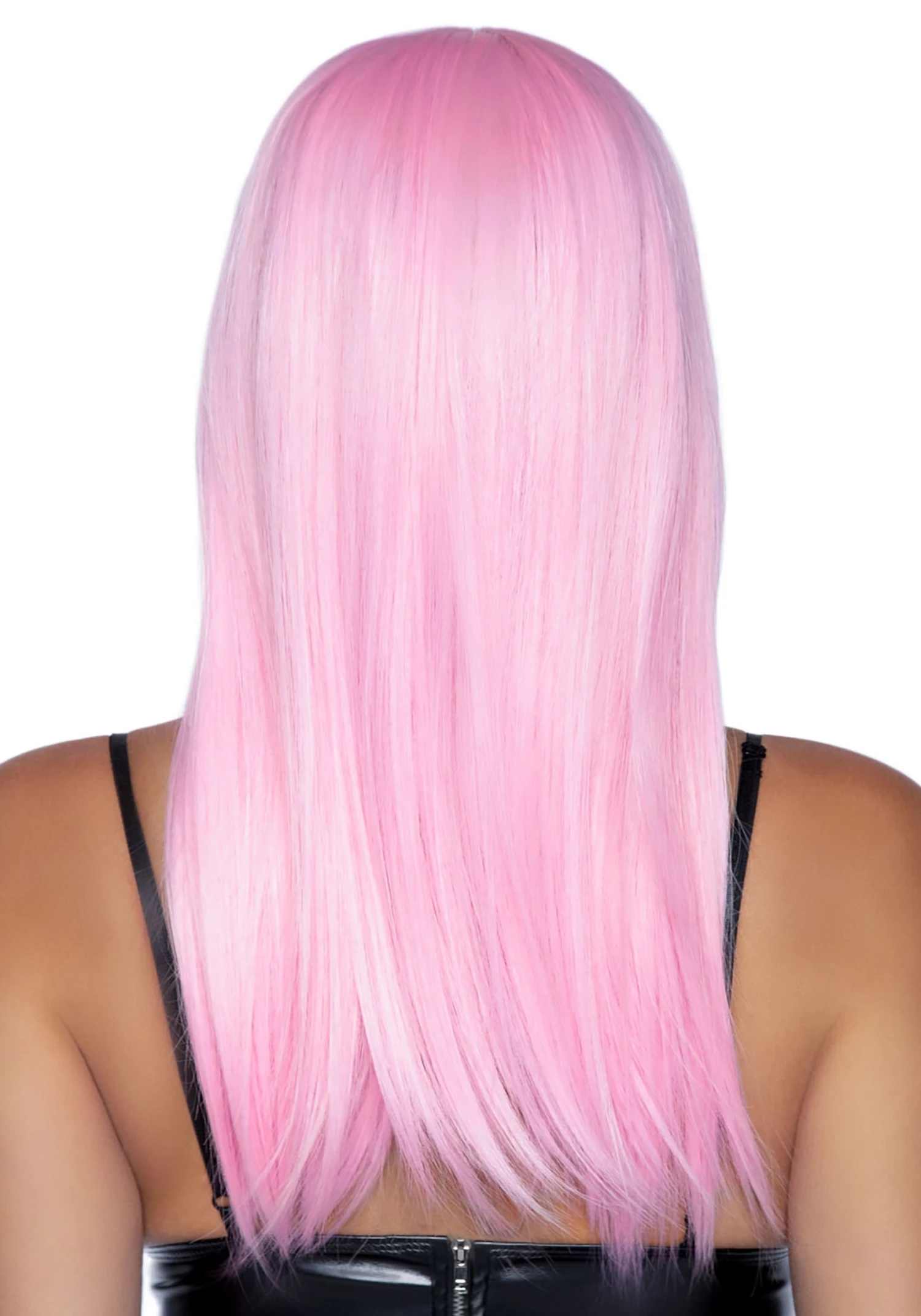 LEG AVENUE 24in Long Straight Pink Wig 4 LEG AVENUE 24in Long Straight Pink Wig - Image 2