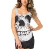 LEG AVENUE Skull Garter Adult Dress Costume -Leg Avenue adult skull garter dress