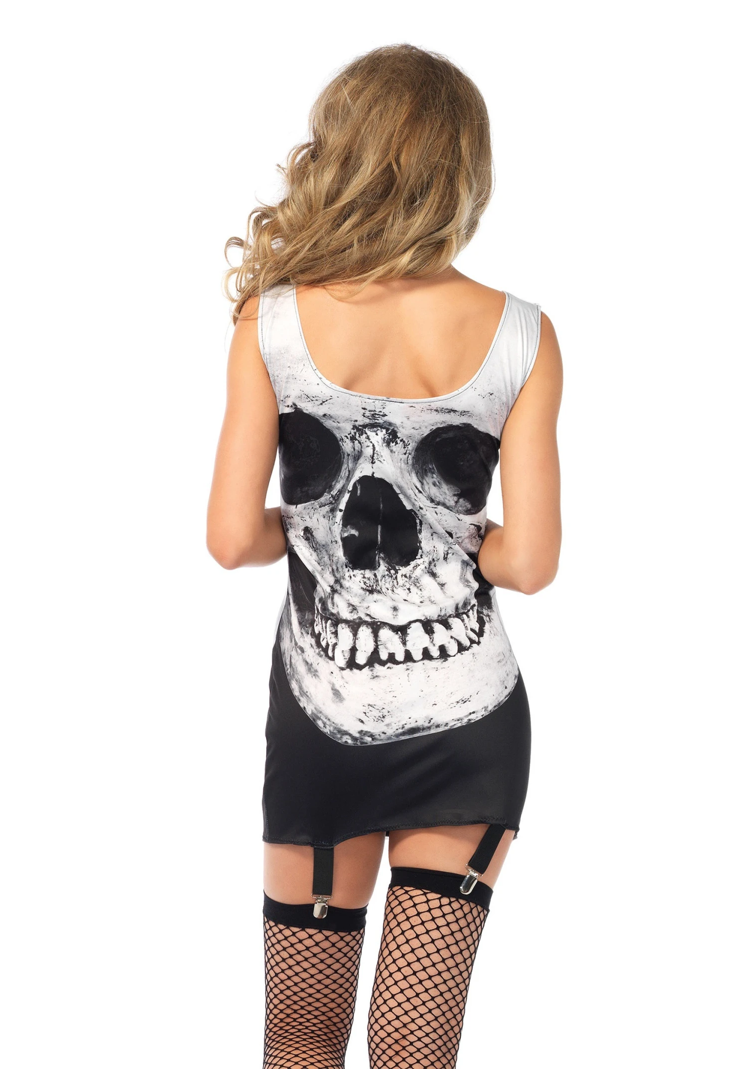 LEG AVENUE Skull Garter Adult Dress Costume 4 LEG AVENUE Skull Garter Adult Dress Costume - Image 2