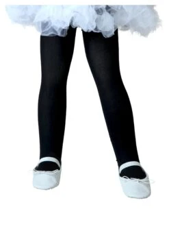 LEG AVENUE Black Childrens Tights