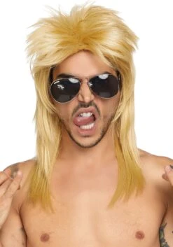 LEG AVENUE Blonde Rocker Wig 7 LEG AVENUE Blonde Rocker Wig -Leg Avenue blonde rocker wig alt 2