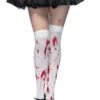 LEG AVENUE Bloody Thigh High Stockings -Leg Avenue bloody thigh high stockings