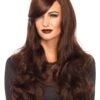 LEG AVENUE Long Wavy Brown Wig 2 LEG AVENUE Long Wavy Brown Wig -Leg Avenue brown long wavy wig