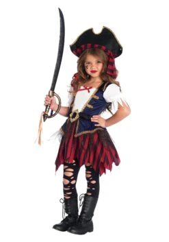 LEG AVENUE Caribbean Pirate Girls Costume