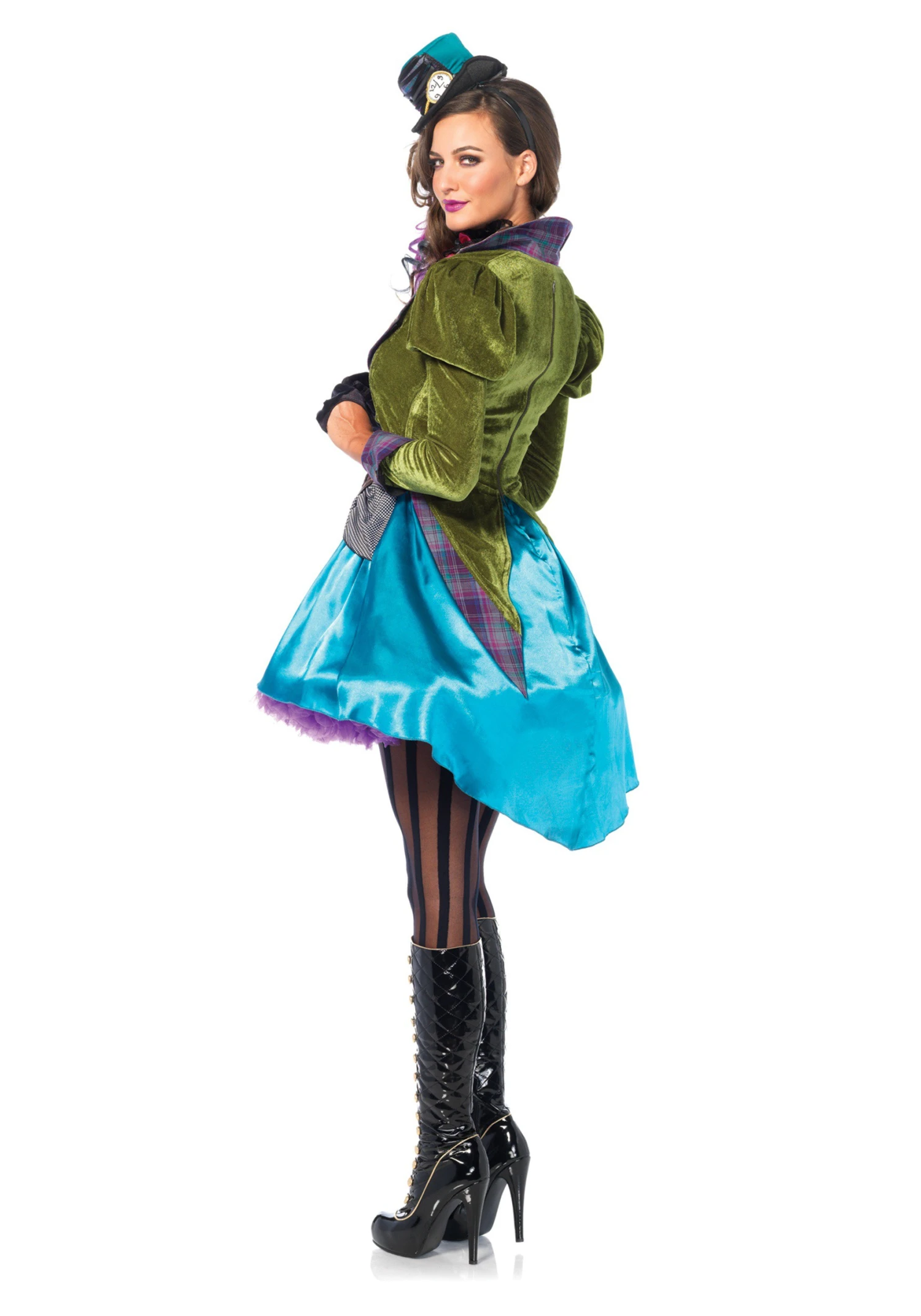 LEG AVENUE Women's Deluxe Mad Hatter Costume 4 LEG AVENUE Women's Deluxe Mad Hatter Costume - Image 2