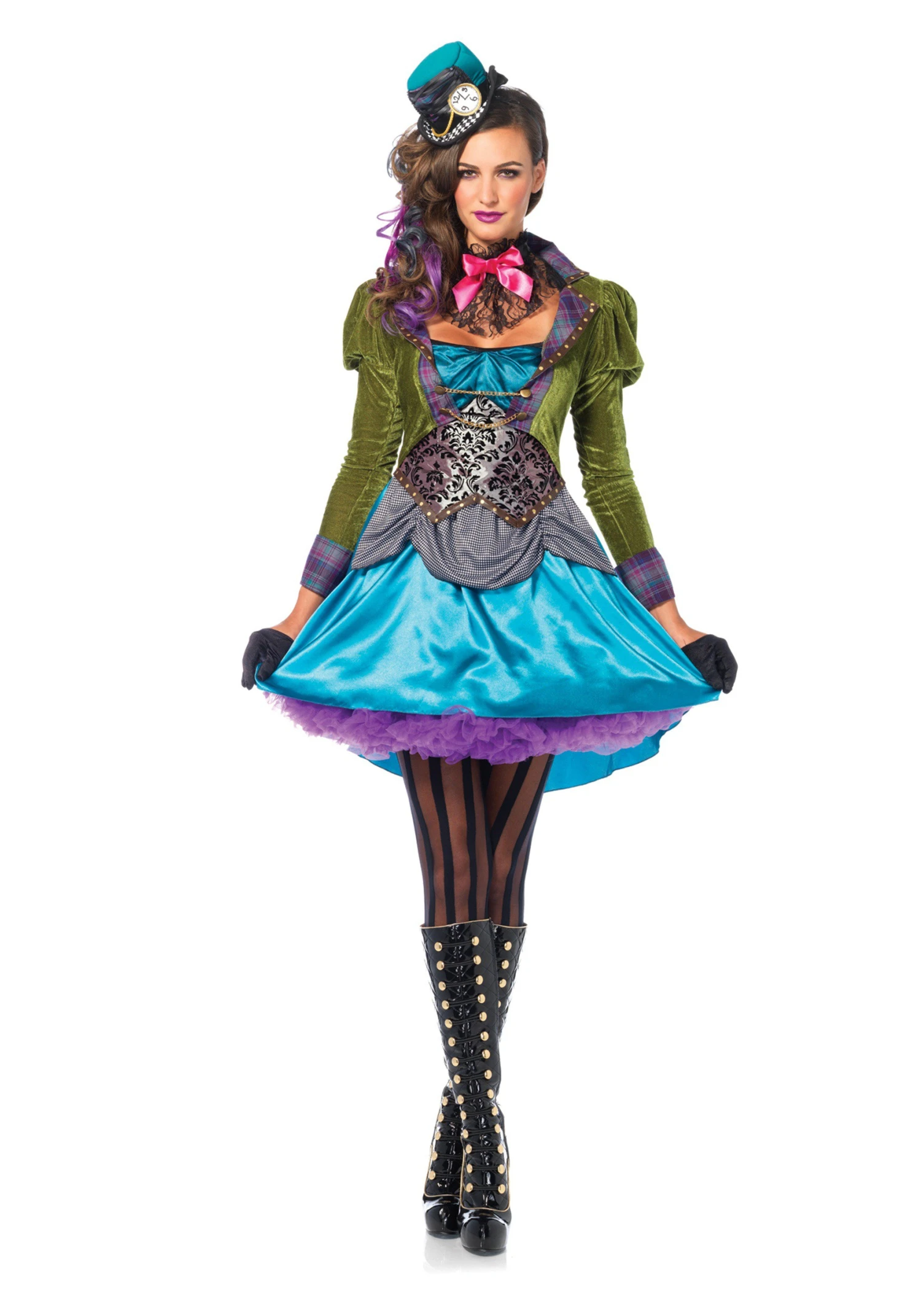 LEG AVENUE Women's Deluxe Mad Hatter Costume 3 LEG AVENUE Women's Deluxe Mad Hatter Costume