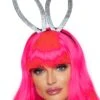 LEG AVENUE Bunny Ear Rhinestone Headband Costume -Leg Avenue faux rhinestone bunny ear headband