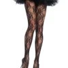 LEG AVENUE Floral Lace Pantyhose -Leg Avenue floral pantyhose