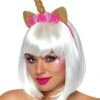 LEG AVENUE Golden Glitter Unicorn Flower Headband -Leg Avenue golden unicorn flower headband
