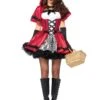 LEG AVENUE Gothic Red Riding Hood Adult Costume -Leg Avenue gothic red riding hood adult costume