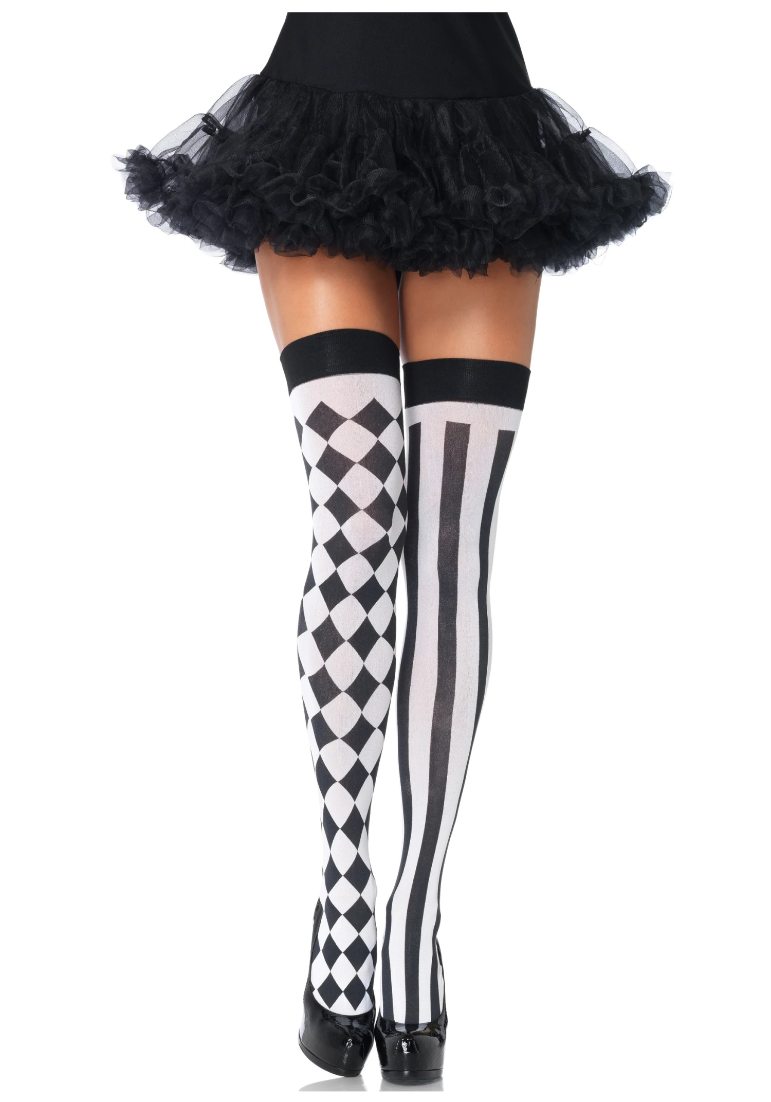 LEG AVENUE Harlequin Thigh High Stockings 3 LEG AVENUE Harlequin Thigh High Stockings