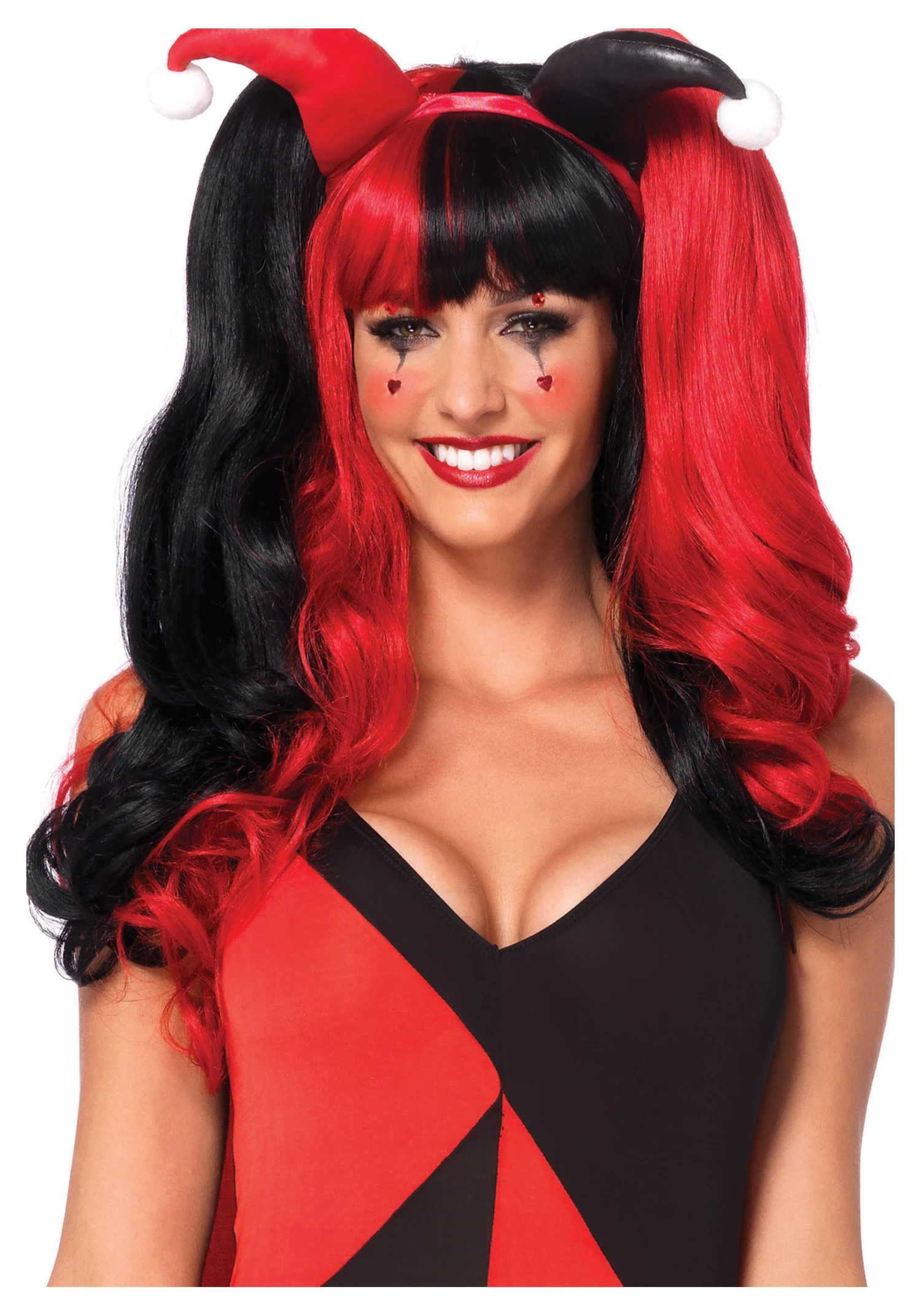 LEG AVENUE Harlequin Fun Wig 3 LEG AVENUE Harlequin Fun Wig