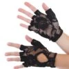 LEG AVENUE Keyhole Fingerless Lace Gloves -Leg Avenue keyhole fingerless lace gloves