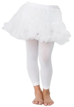 LEG AVENUE Kids White Petticoat