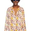 LEG AVENUE Men's 70s Floral Shirt