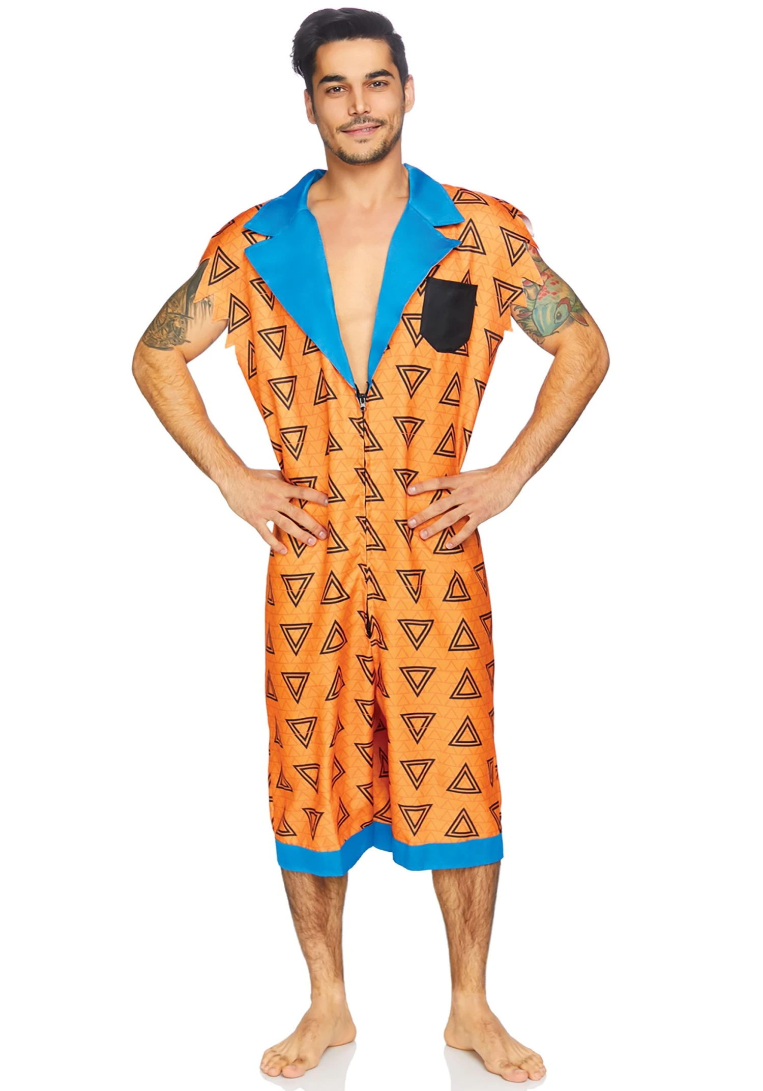 LEG AVENUE Bedrock Bro RompHim Men's Costume 3 LEG AVENUE Bedrock Bro RompHim Men's Costume