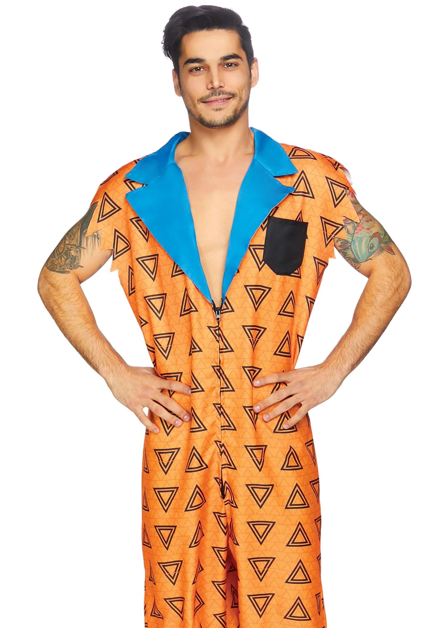 LEG AVENUE Bedrock Bro RompHim Men's Costume 5 LEG AVENUE Bedrock Bro RompHim Men's Costume - Image 3