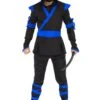 LEG AVENUE Blue Ninja Mens Costume 2 LEG AVENUE Blue Ninja Mens Costume -Leg Avenue mens blue ninja