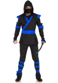 LEG AVENUE Blue Ninja Mens Costume