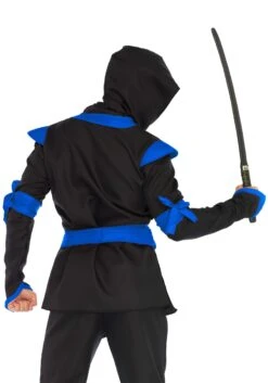 LEG AVENUE Blue Ninja Mens Costume 8 LEG AVENUE Blue Ninja Mens Costume -Leg Avenue mens blue ninja alt 3