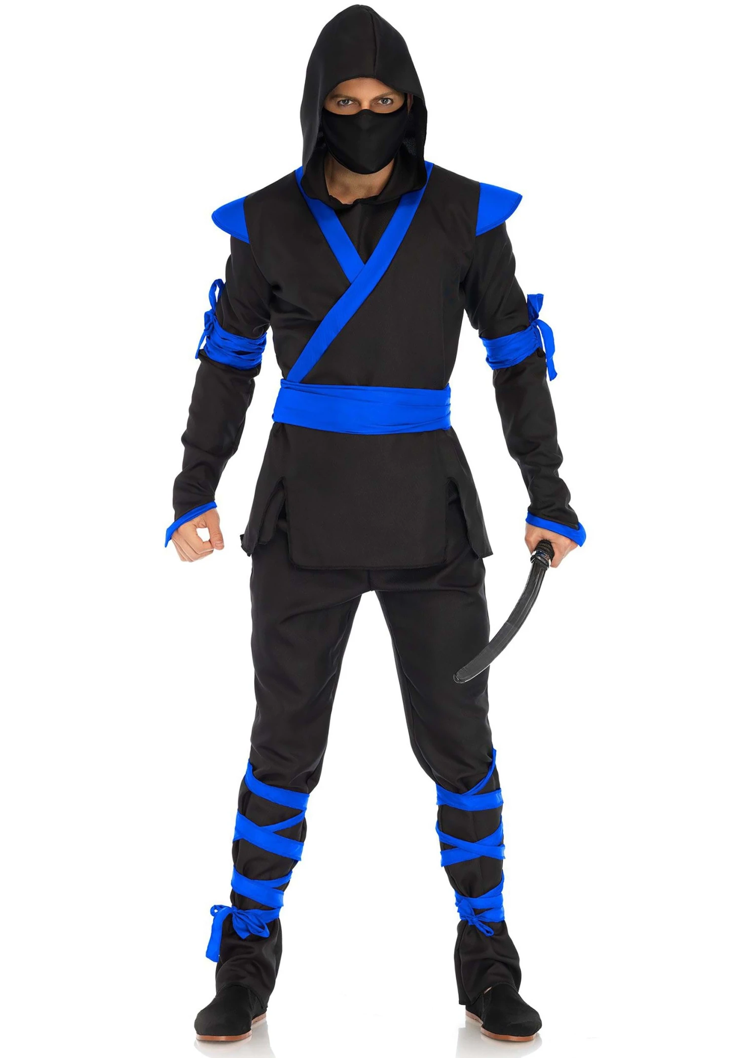LEG AVENUE Blue Ninja Mens Costume 2 LEG AVENUE Blue Ninja Mens Costume
