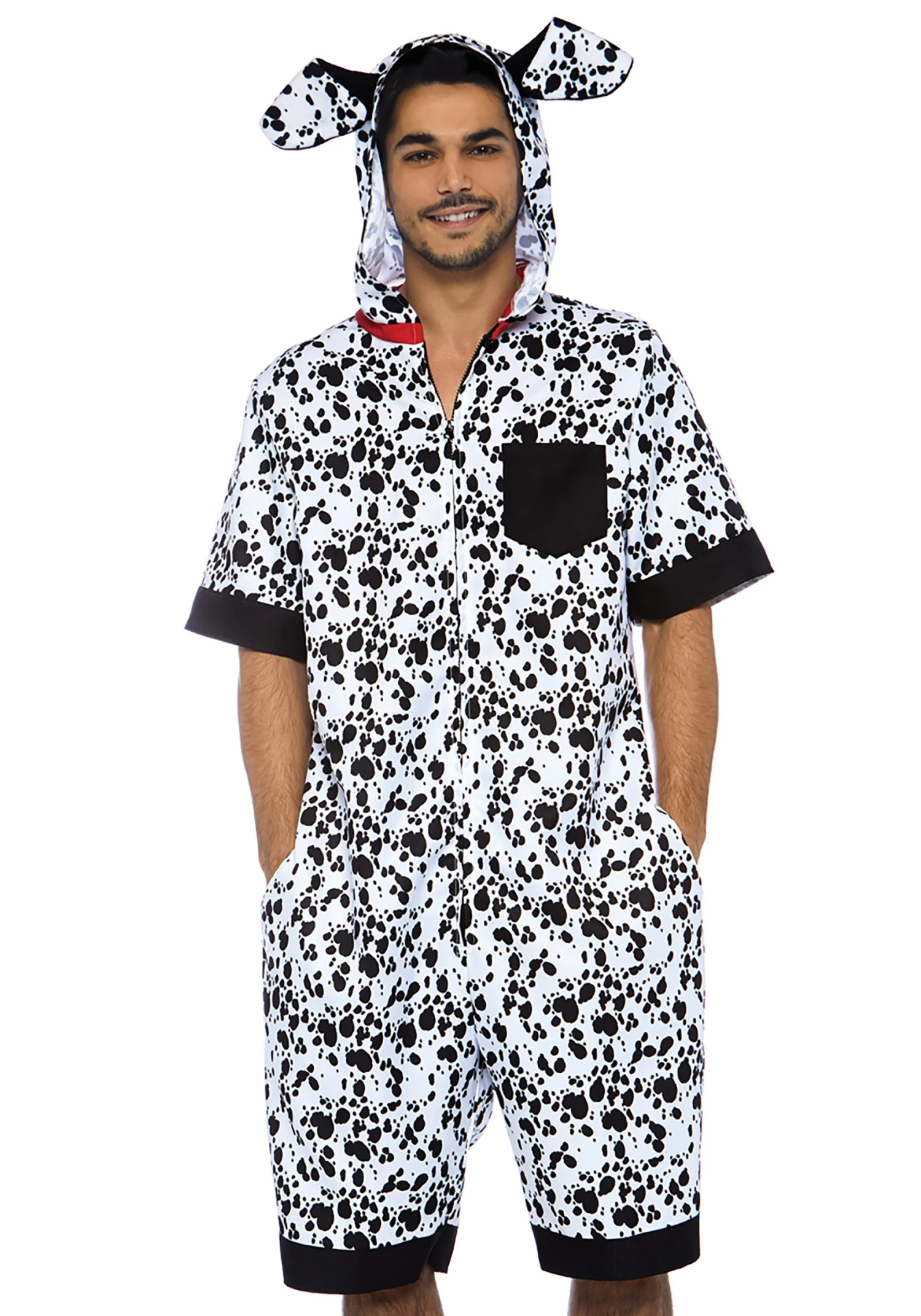 LEG AVENUE Mens Dalmatian Dog RompHim Costume 2 LEG AVENUE Mens Dalmatian Dog RompHim Costume