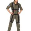 LEG AVENUE Men's Top Gun Jumpsuit Costume With Harness 2 LEG AVENUE Men's Top Gun Jumpsuit Costume With Harness -Leg Avenue mens top gun jumpsuit with harness