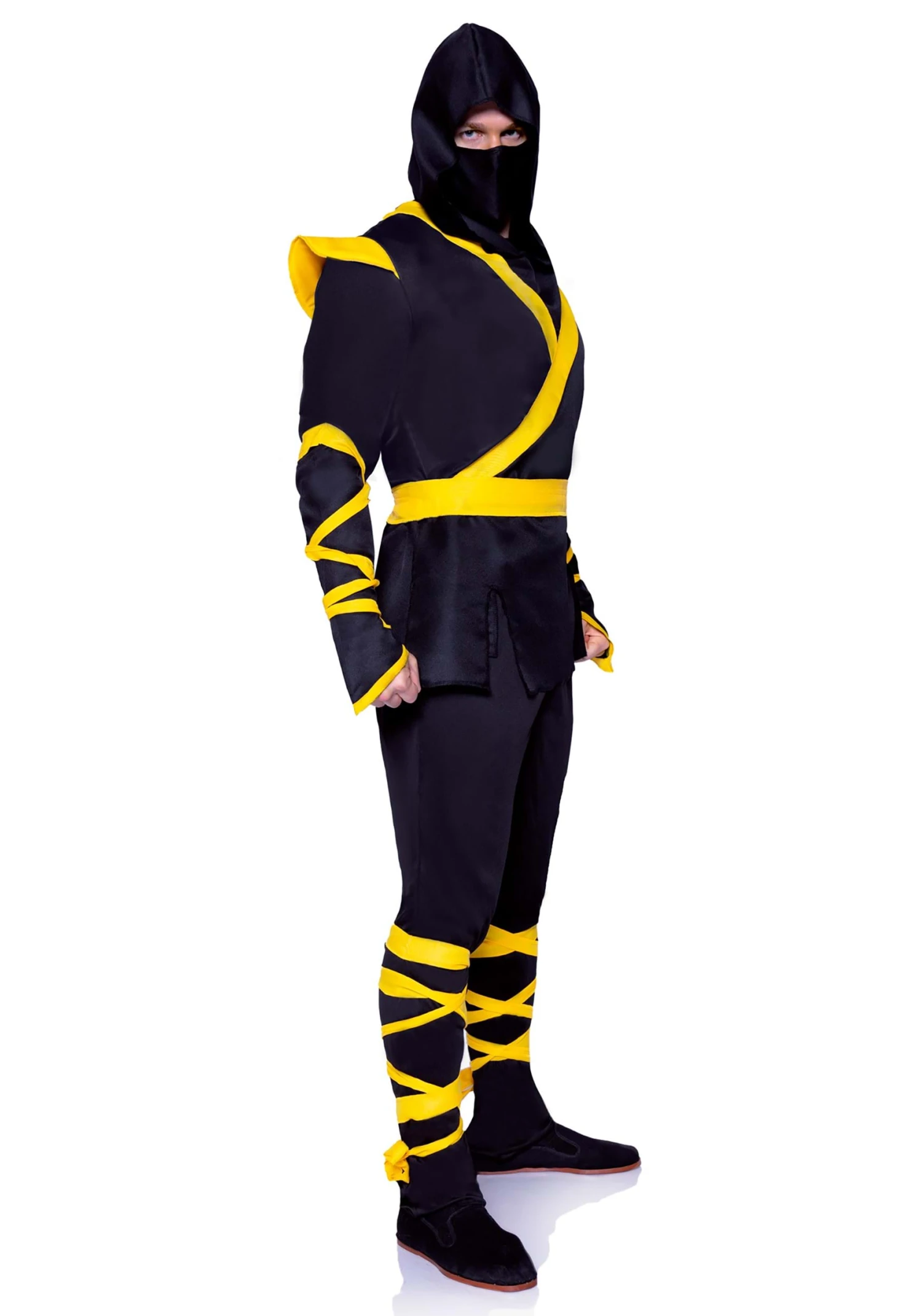 LEG AVENUE Yellow Ninja Costume For Men 5 LEG AVENUE Yellow Ninja Costume For Men - Image 3