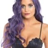 LEG AVENUE Women's Mermaid Wave Long Purple Wig -Leg Avenue mermaid wave long purple wig