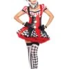 LEG AVENUE Naughty Harlequin Clown Costume -Leg Avenue naughty harlequin clown costume
