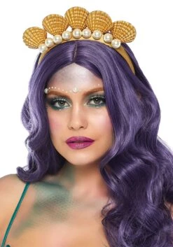 LEG AVENUE Pearl Shell Mermaid Headband Costume