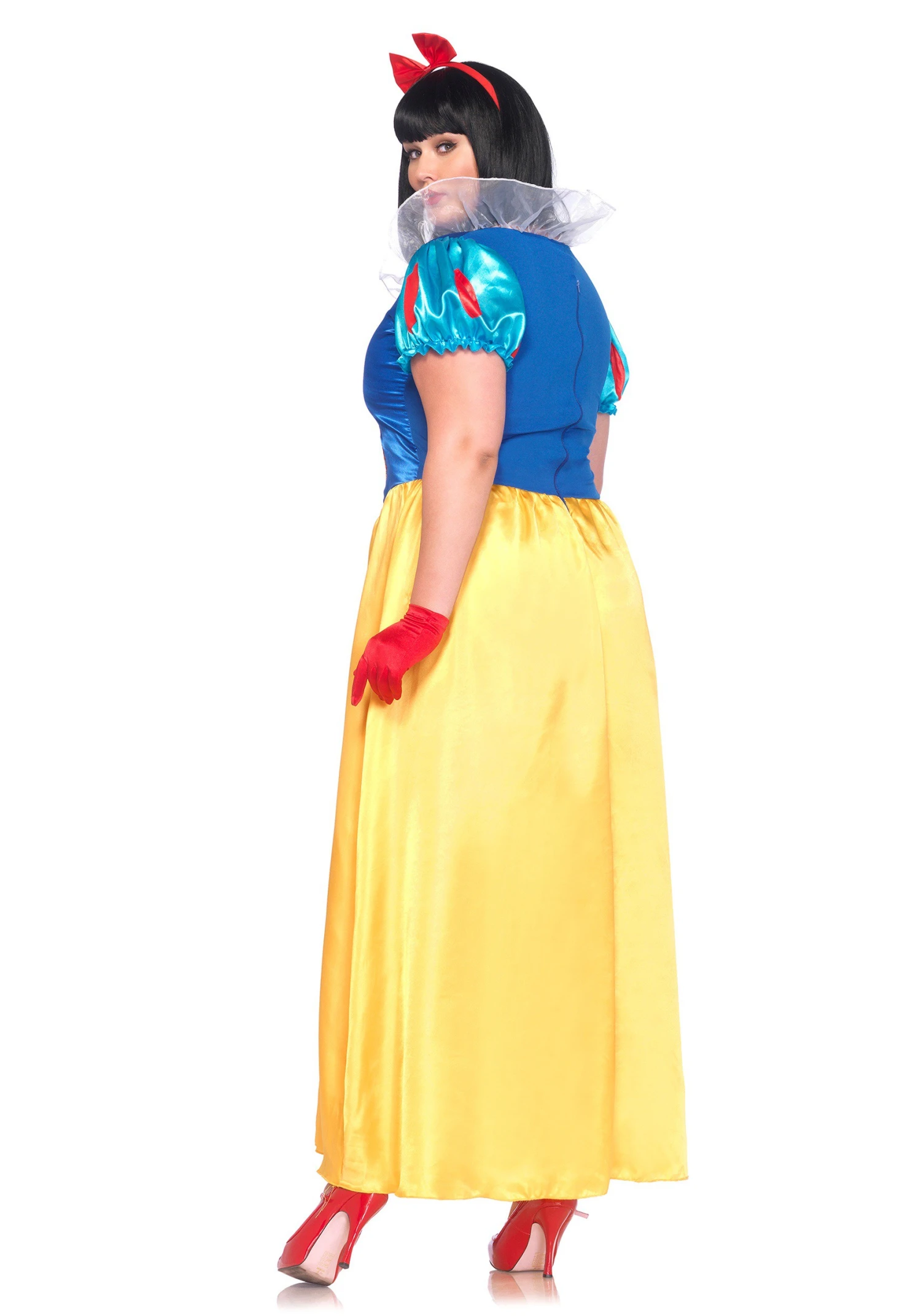 LEG AVENUE Plus Size Classic Snow White Women's Costume 4 LEG AVENUE Plus Size Classic Snow White Women's Costume - Image 2