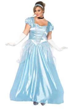 LEG AVENUE Women's Plus Size Cinderella Classic Costume
