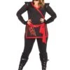 LEG AVENUE Plus Size Ninja Assassin Women's Costume -Leg Avenue plus size ninja assassin costume
