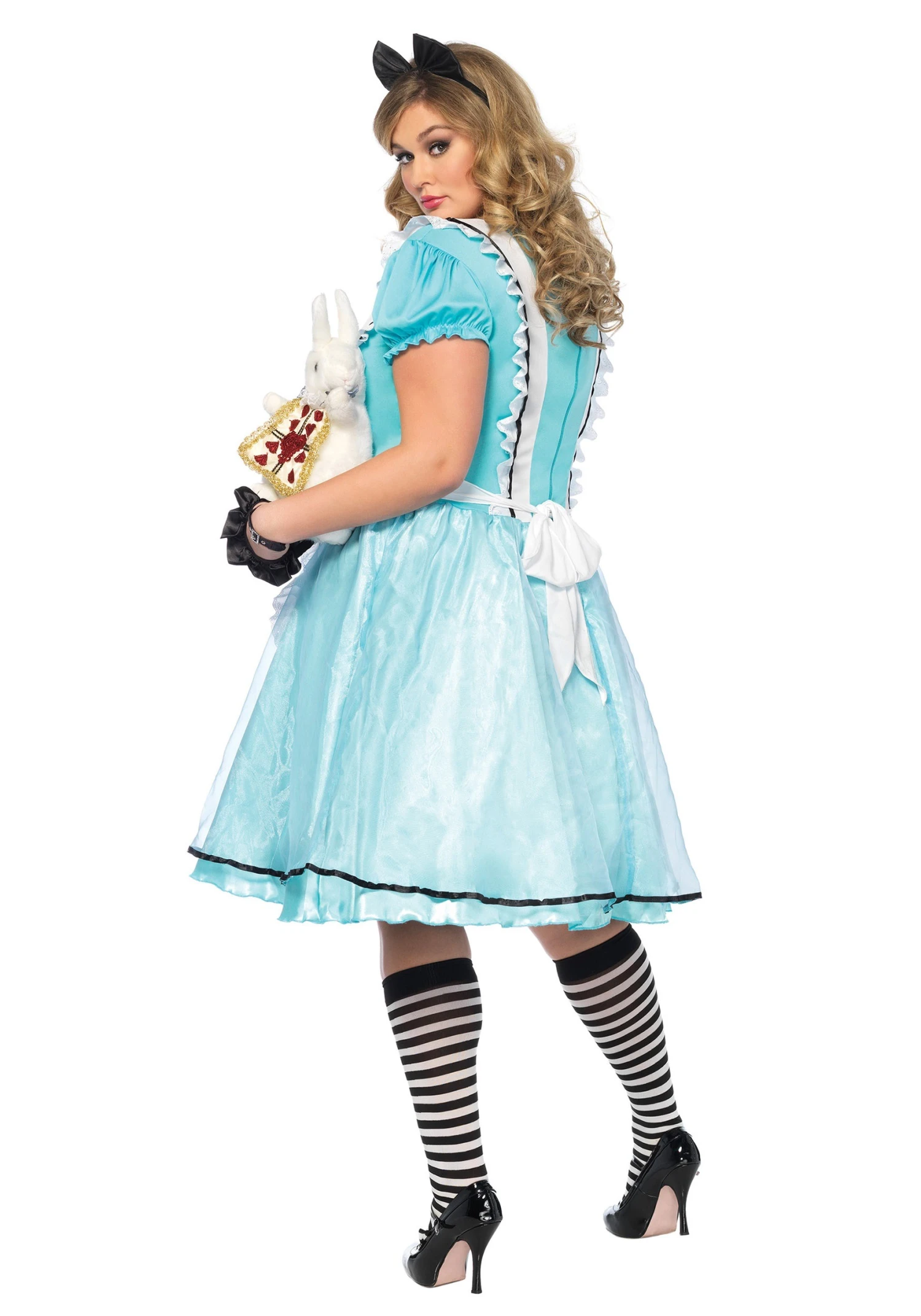 LEG AVENUE Plus Size Tea Time Alice Costume For Women 4 LEG AVENUE Plus Size Tea Time Alice Costume For Women - Image 2