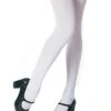 LEG AVENUE Thigh High White Plus Size Stockings -Leg Avenue plus size thigh high white stockings