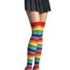 LEG AVENUE Rainbow Thigh High Stockings -Leg Avenue rainbow thigh high stockings