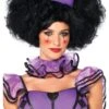 LEG AVENUE Black Bob Red Queen Costume Wig -Leg Avenue red queen black bob wig