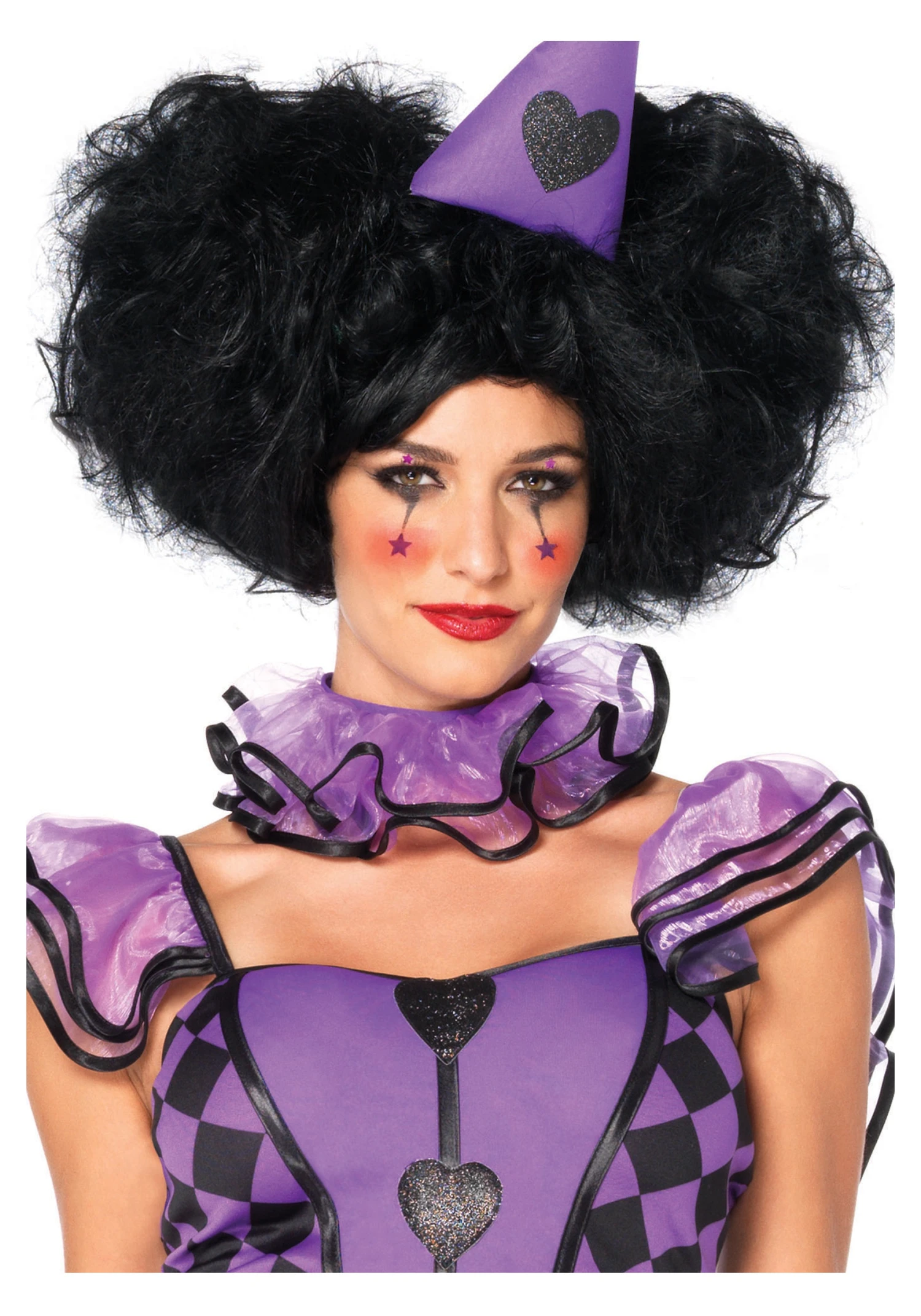 LEG AVENUE Black Bob Red Queen Costume Wig 3 LEG AVENUE Black Bob Red Queen Costume Wig