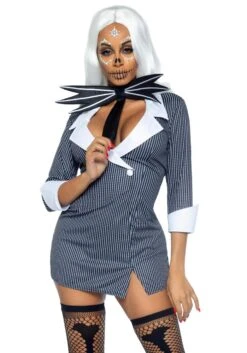 LEG AVENUE Sexy Women's Bone Babe Costume -Leg Avenue sexy bone babe womens costume alt 4