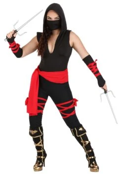 LEG AVENUE Sexy Deadly Ninja Costume For Women -Leg Avenue sexy deadly ninja costume alt 4