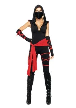LEG AVENUE Sexy Deadly Ninja Costume For Women -Leg Avenue sexy deadly ninja costume alt 8