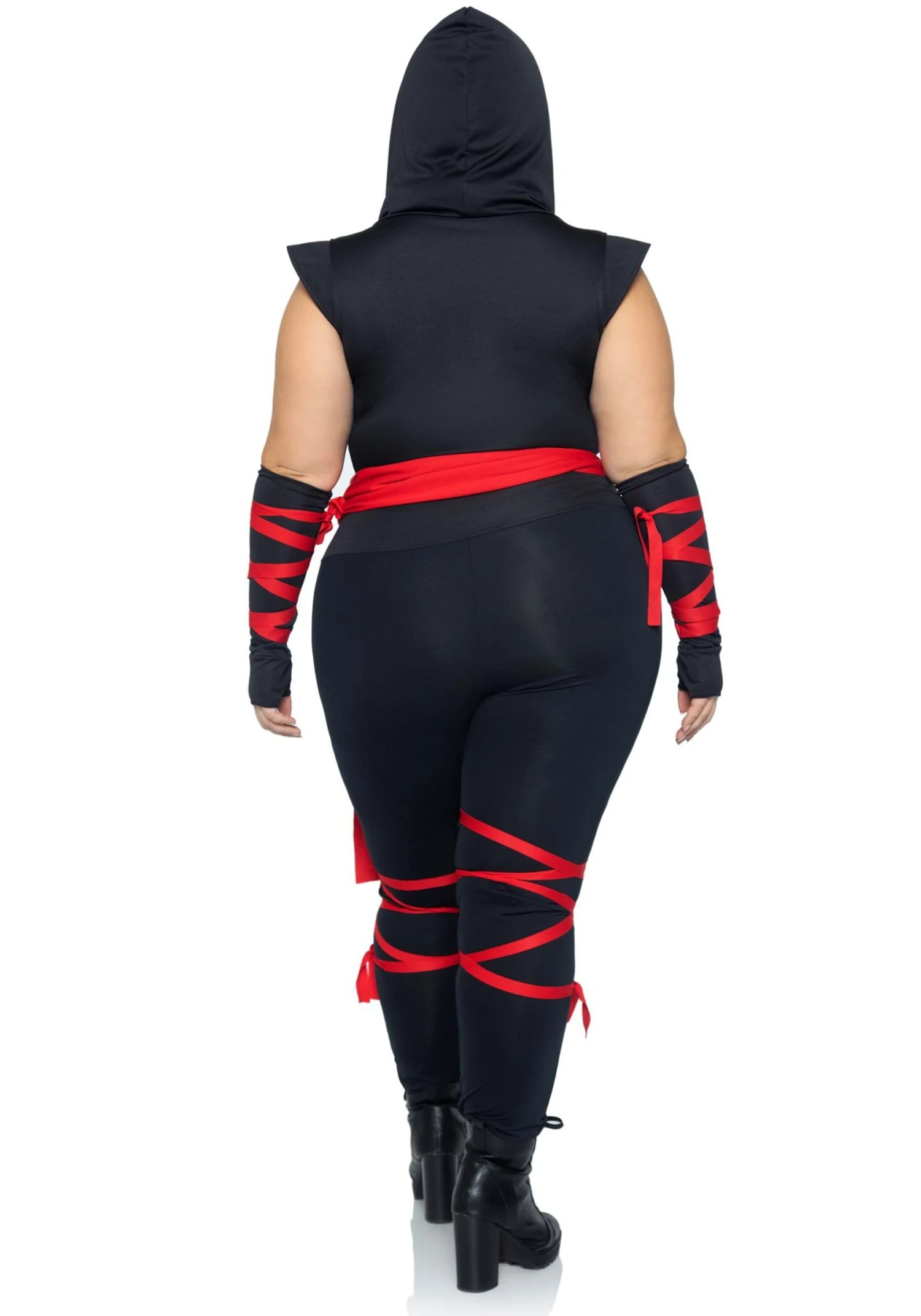 LEG AVENUE Plus Size Women's Deadly Ninja Women's Sexy Costume 3 LEG AVENUE Plus Size Women's Deadly Ninja Women's Sexy Costume - Image 2