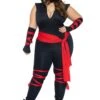 LEG AVENUE Plus Size Women's Deadly Ninja Women's Sexy Costume
