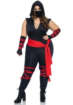 LEG AVENUE Plus Size Women's Deadly Ninja Women's Sexy Costume