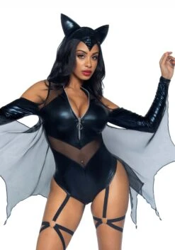 LEG AVENUE Sexy Midnight Bat Costume For Women 8 LEG AVENUE Sexy Midnight Bat Costume For Women -Leg Avenue sexy midnight bat womens costume alt 2