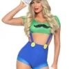 LEG AVENUE Sexy Piece Green Gamer Babe Costume For Women -Leg Avenue sexy piece green gamer babe womens costume