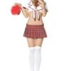 LEG AVENUE Sexy School Girl Costume For Women -Leg Avenue sexy school girl costume