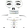 LEG AVENUE Skeleton Face & Chest Jewel Adhesive Kit -Leg Avenue skeleton adhesive face chest jewel kit